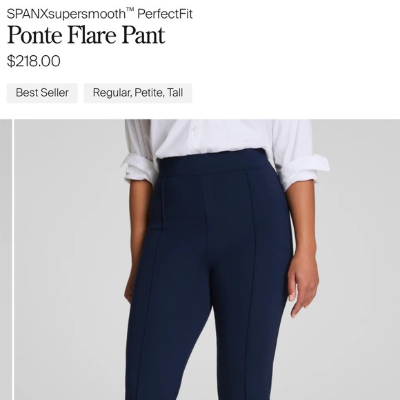 SPANX Pants - SPANX Pointe Flare pant in navy